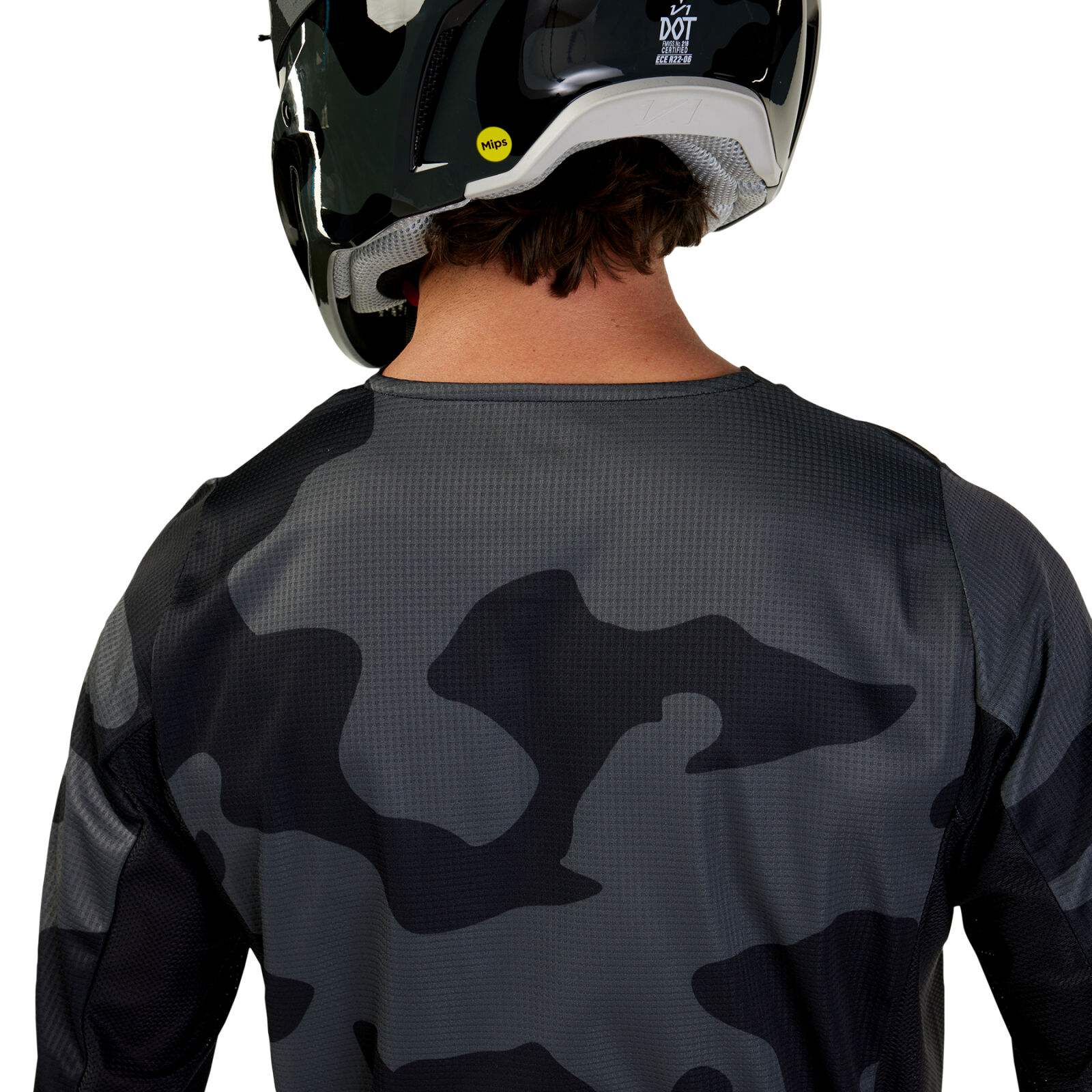 FOX 180 Bnkr Jersey - M, Black Camo MX24
