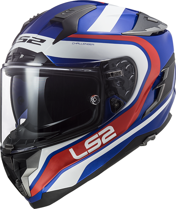 LS2 FF327 CHALLENGER FUSION BLUE RED 3XL