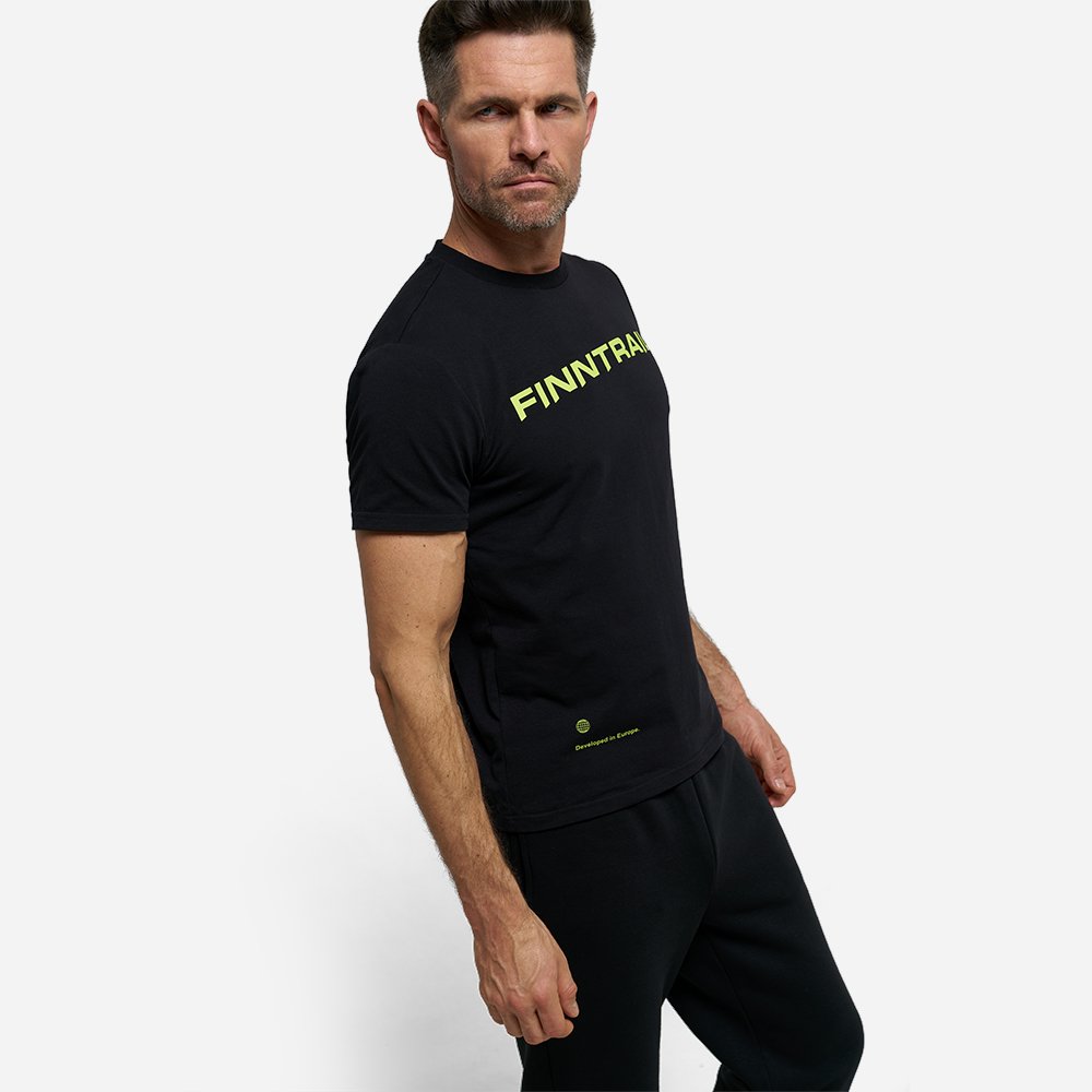 Finntrail T-shirt LogoQR Black L