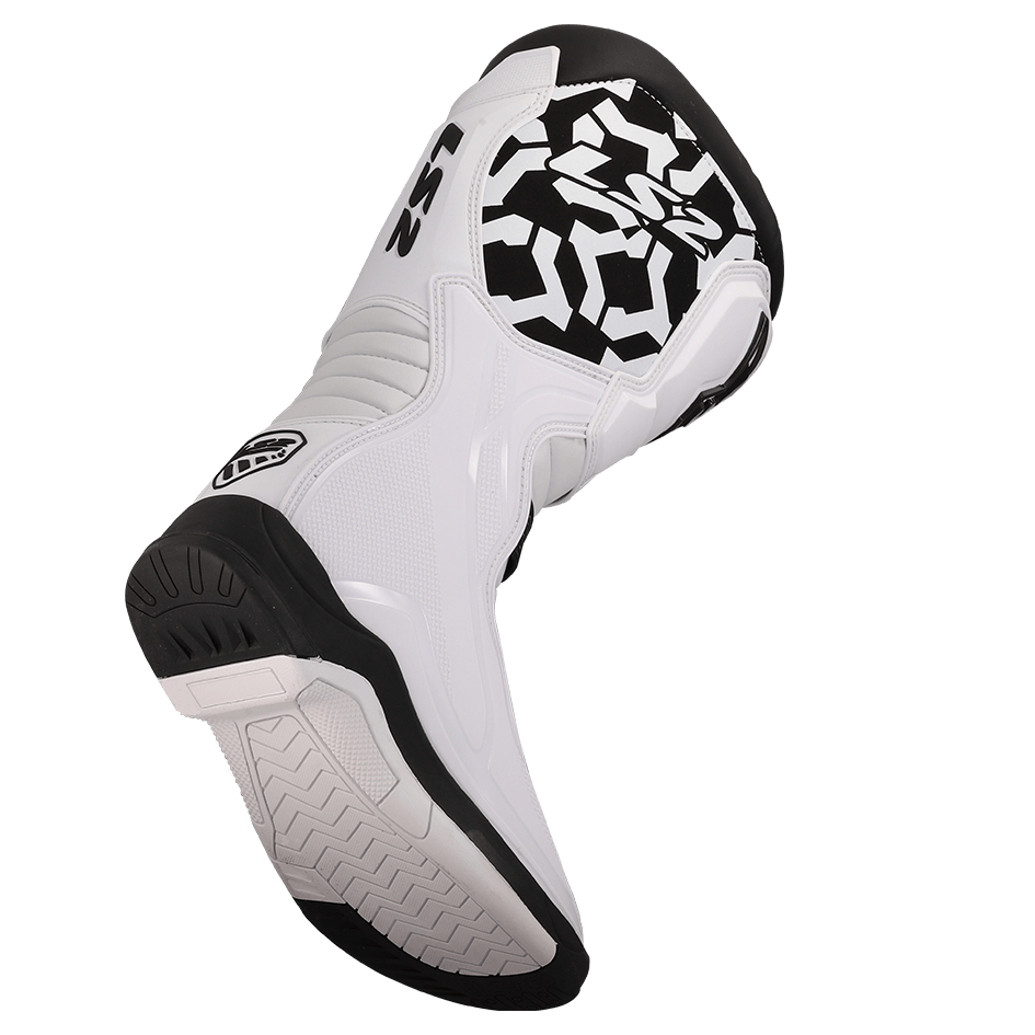 LS2 RAPTOR MAN BOOTS BLACK WHITE