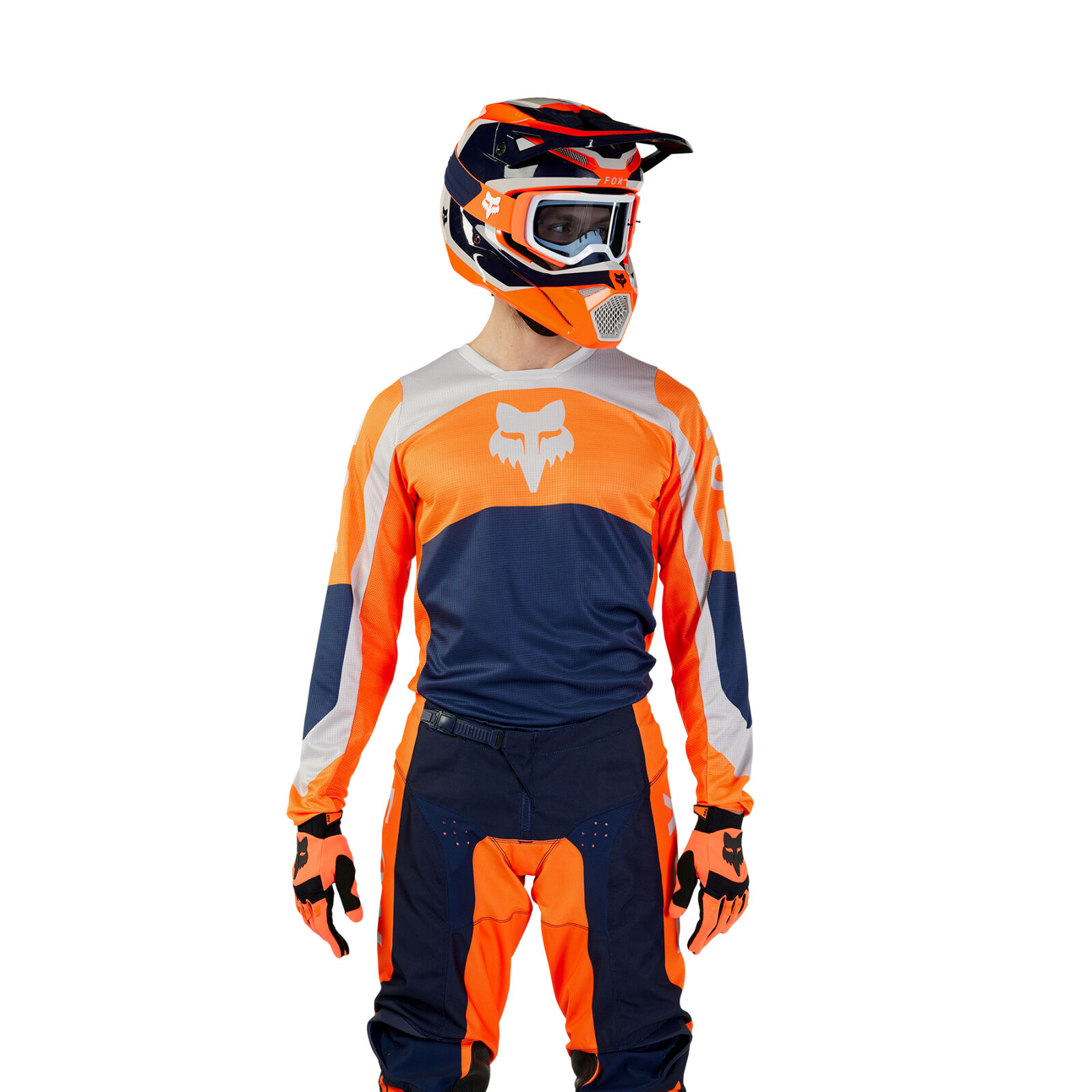 FOX 180 Nitro Jersey - Extd Sizes - Fluo Orange MX24