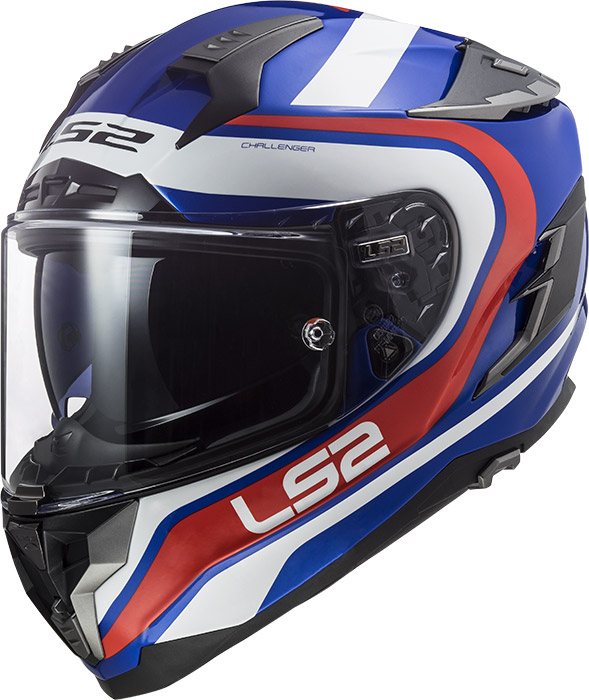 LS2 FF327 CHALLENGER FUSION BLUE RED 3XL
