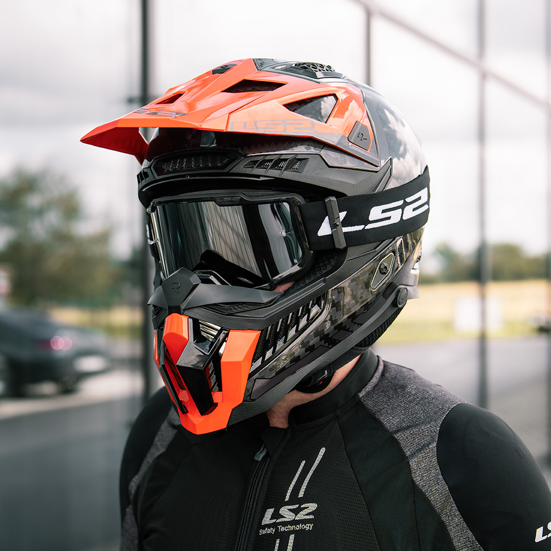 LS2 MX703 C X-FORCE VICTORY TITANIUM ORANGE-06 XS