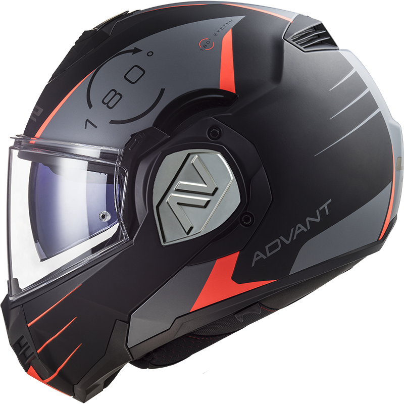 LS2 FF906 ADVANT CODEX MATT BLACK TITANIUM-06 S
