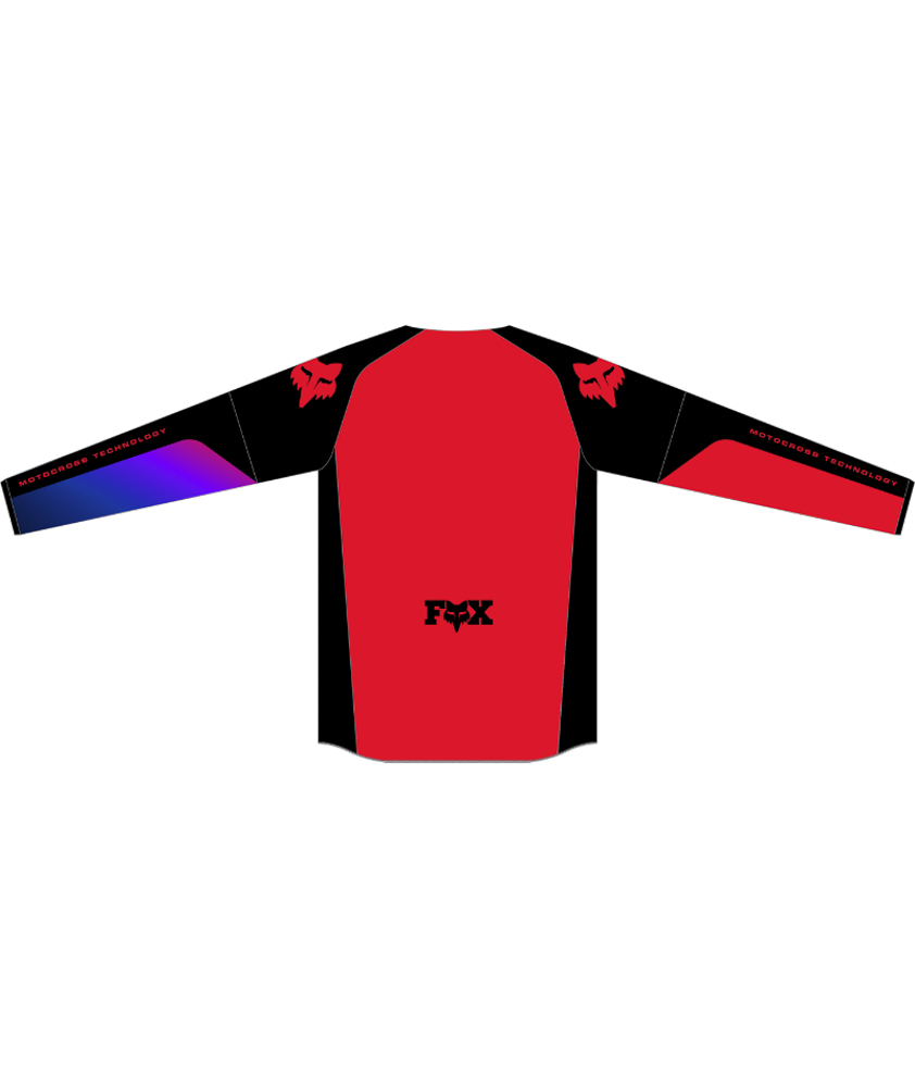 FOX 360 Streak Jersey - L, Fluo RED MX24