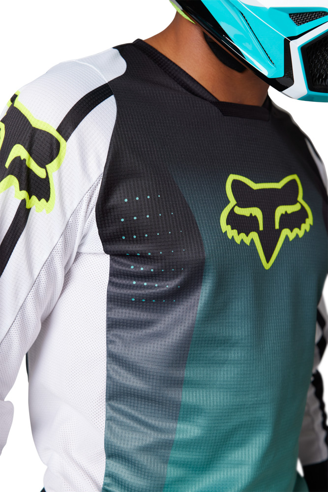 FOX 180 Leed Jersey  - S, Teal MX23