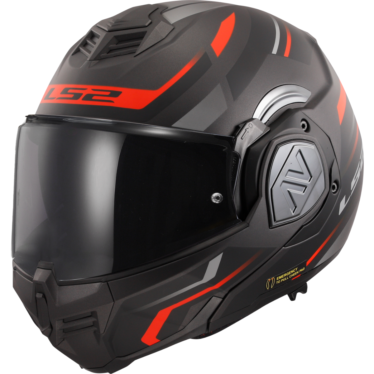 LS2 FF906 ADVANT KUKA MATT BLACK RED-06 XS