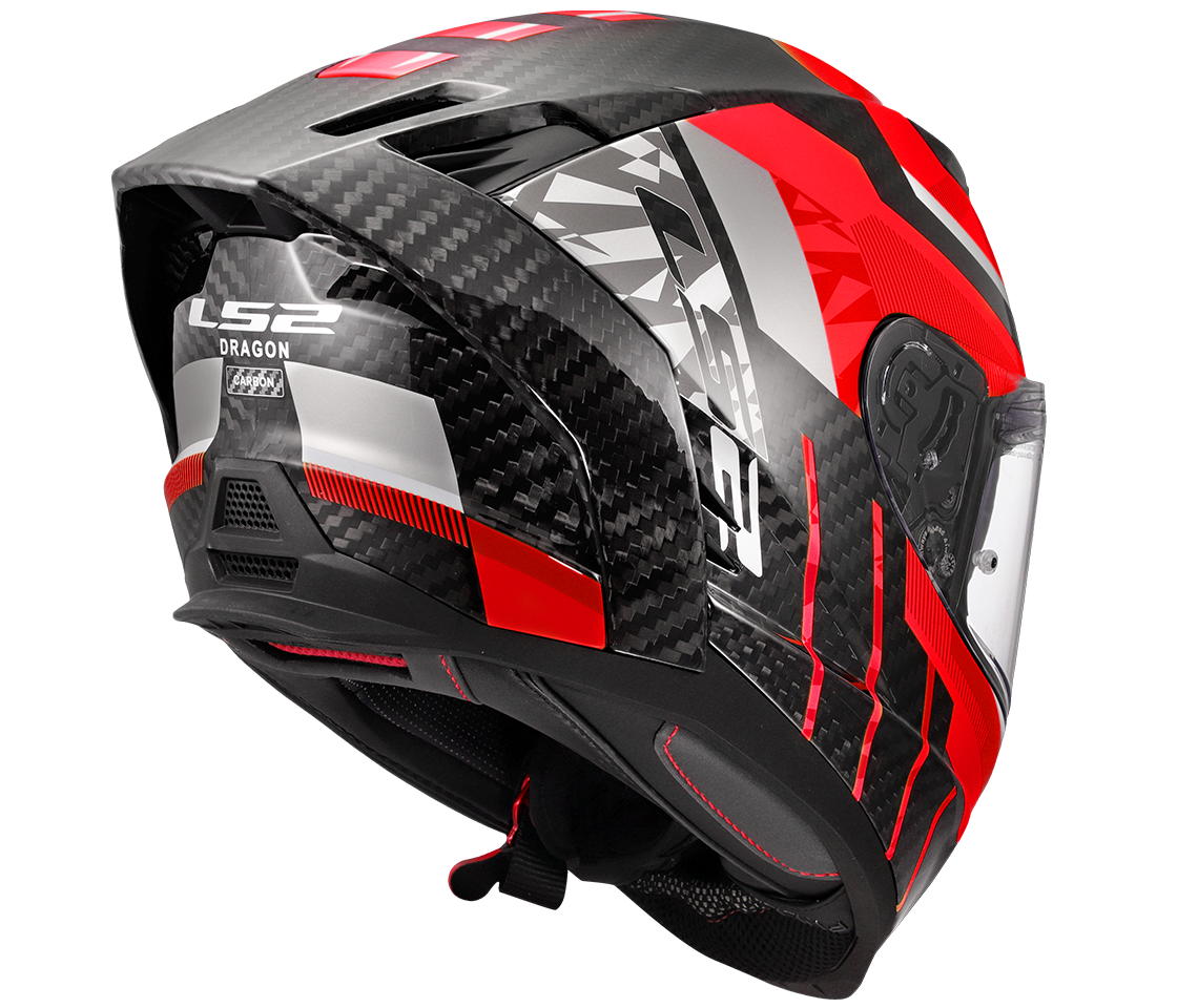 LS2 FF807 DRAGON TRAX RED M