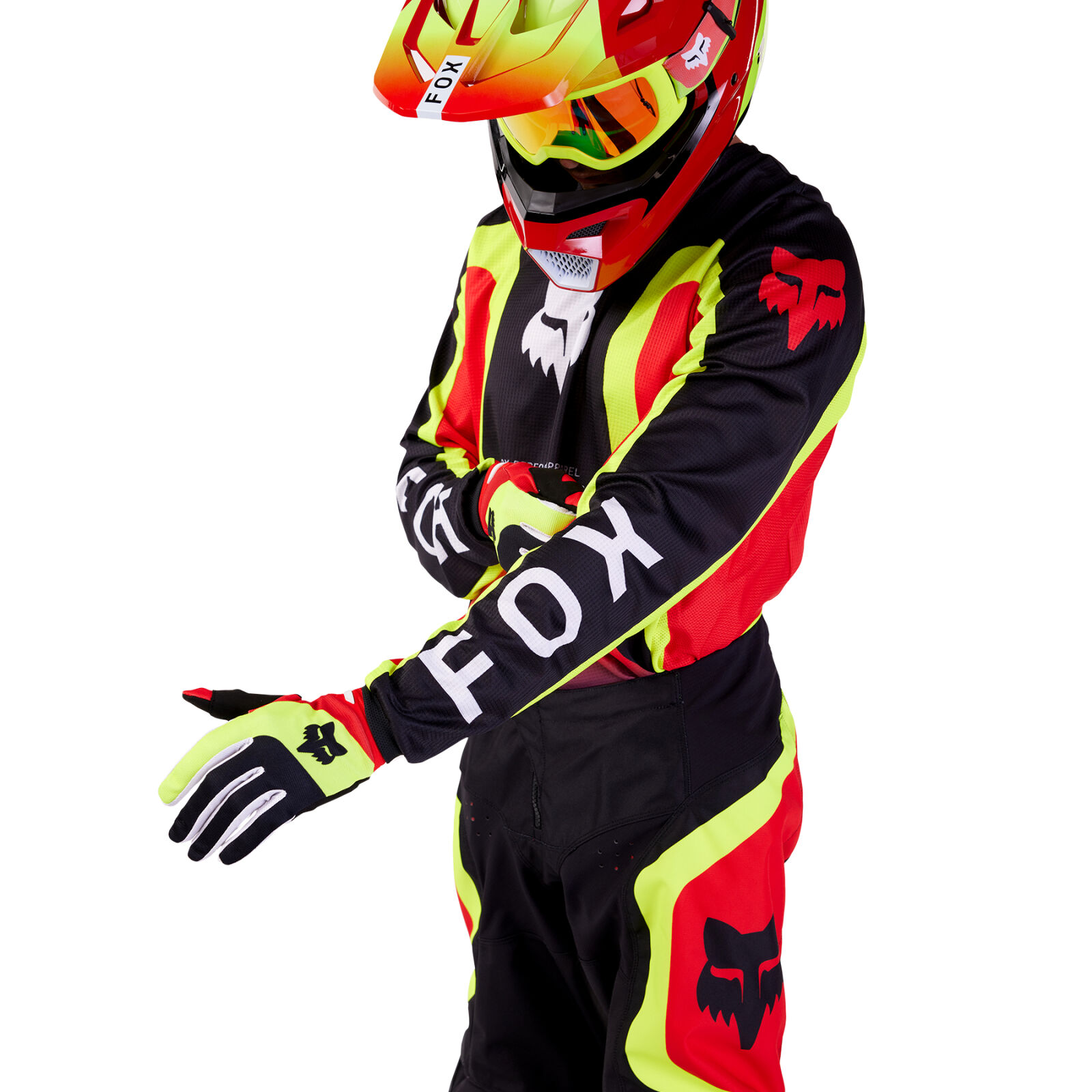 FOX 180 Ballast Jersey - S, Black/Red MX24