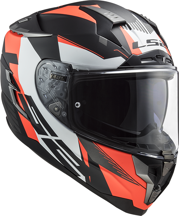 LS2 FF327 CHALLENGER SQUADRON MATT FLUO ORANGE (PINLOCK) XXL