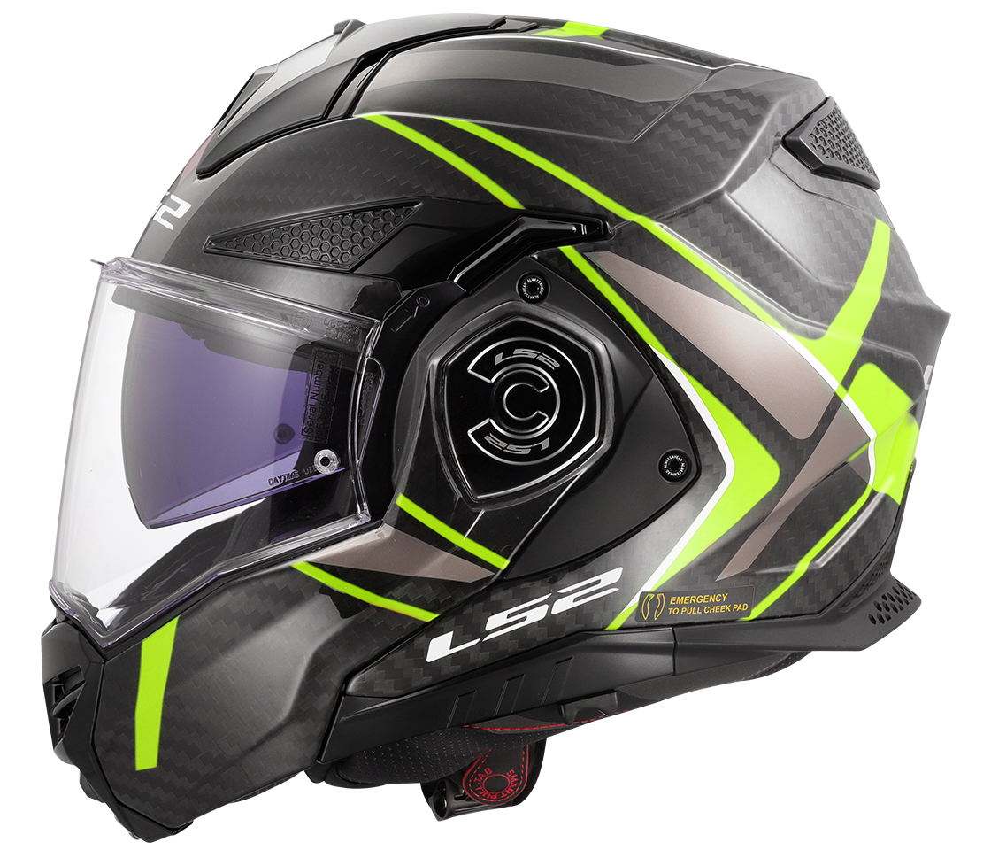 LS2 FF901 ADVANT X C FUTURE II H-V YELLOW-06 XXL