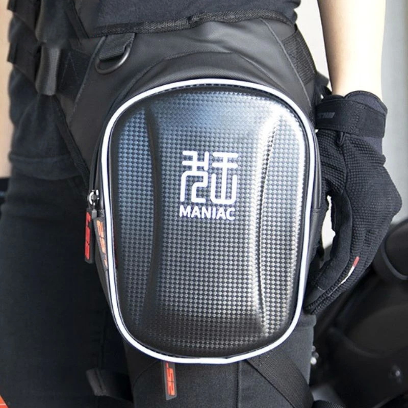 LS2 LLB-03 Leg Bag 900D film/PVC Carbon Grain Black 4.5L