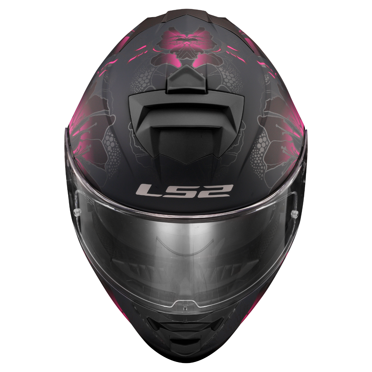 LS2 FF800 STORM II BURST MATT BLACK PINK-06 XL