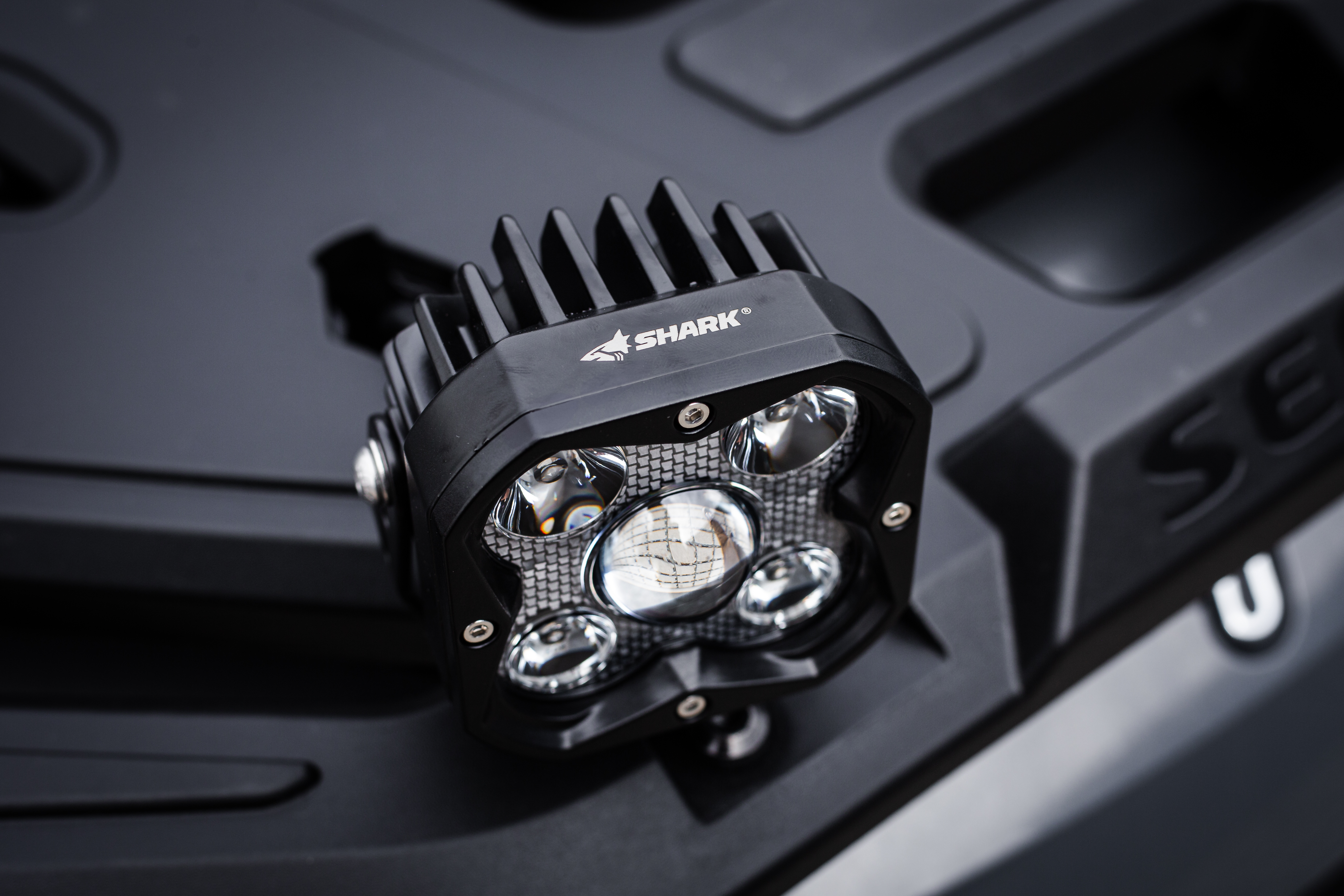 SHARK LED Driving Light with Laser LED 3,2", EU homologated, 40W