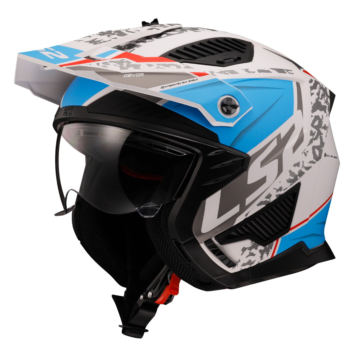 LS2 OF606 DRIFTER DEVOR M.WHITE BLUE-06 XXL