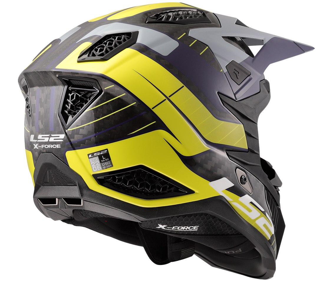 LS2 MX703 X-FORCE GALUO GREY H-VIS YELLOW-06 XXL