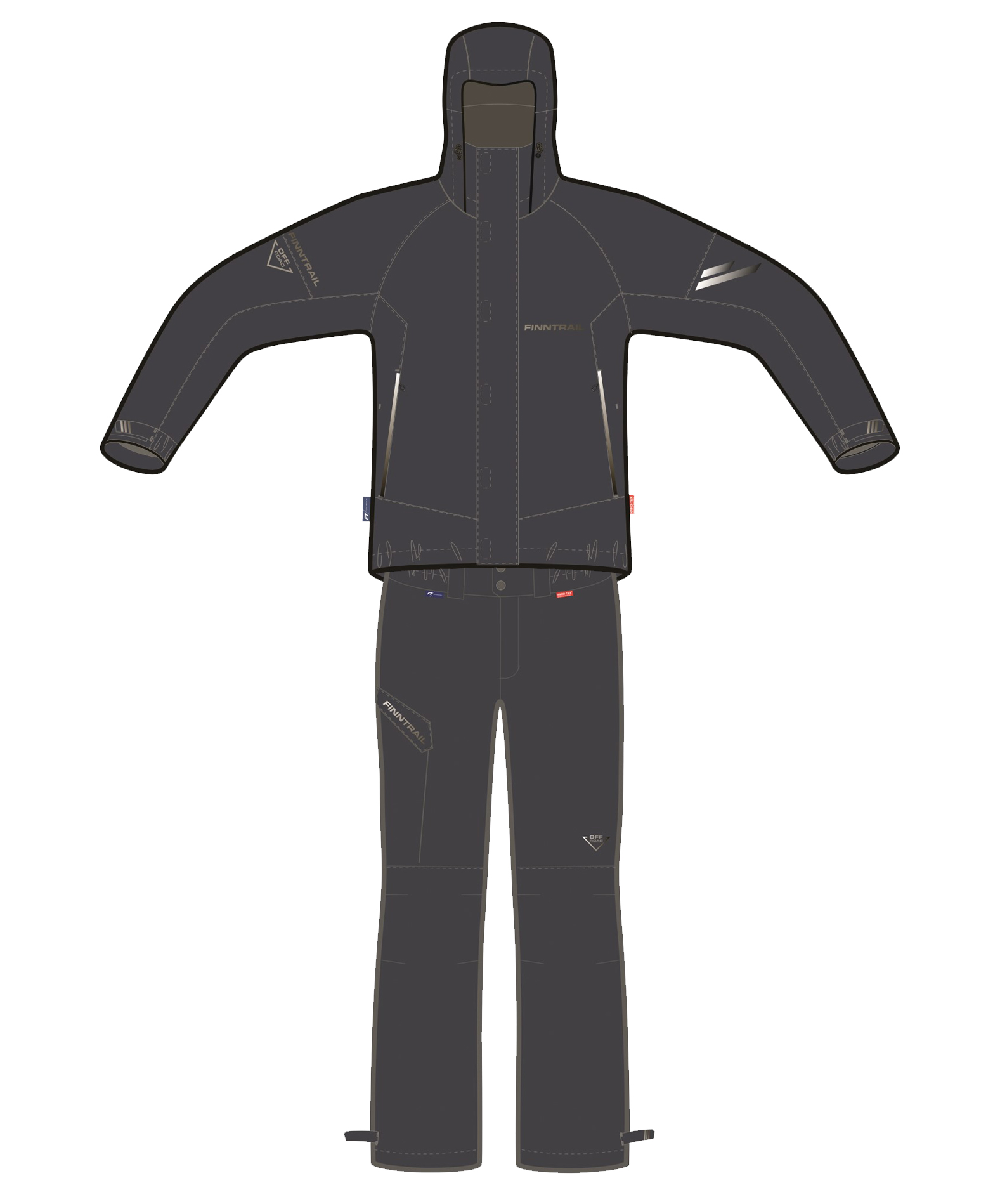 Finntrail Suit GT DarkGrey M