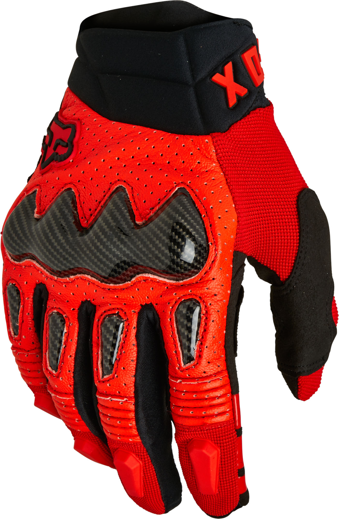 FOX Bomber Glove Ce - 4XL, Fluo RED MX