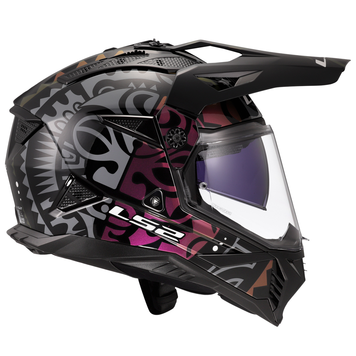 LS2 MX702 PIONEER II RANGI BLACK-06 S