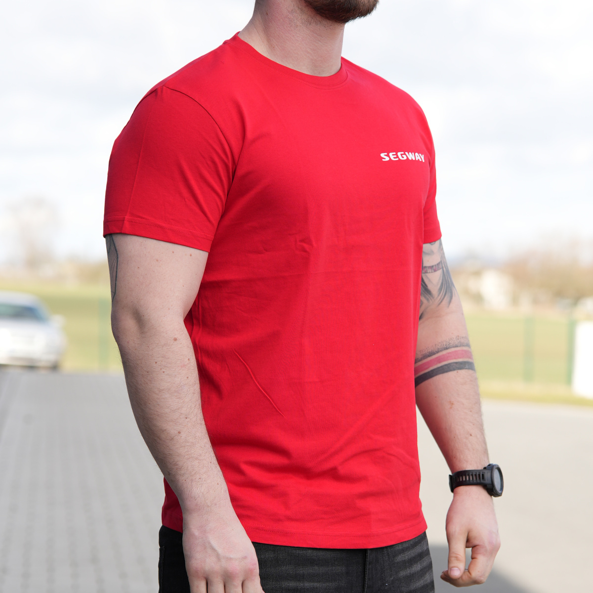 SEGWAY POWERSPORTS Red Men T-shirt XL