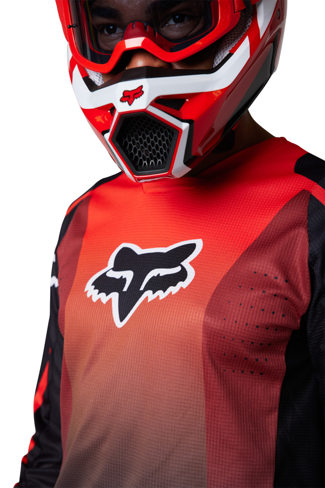 FOX 180 Leed Jersey  - M, Fluo RED MX23