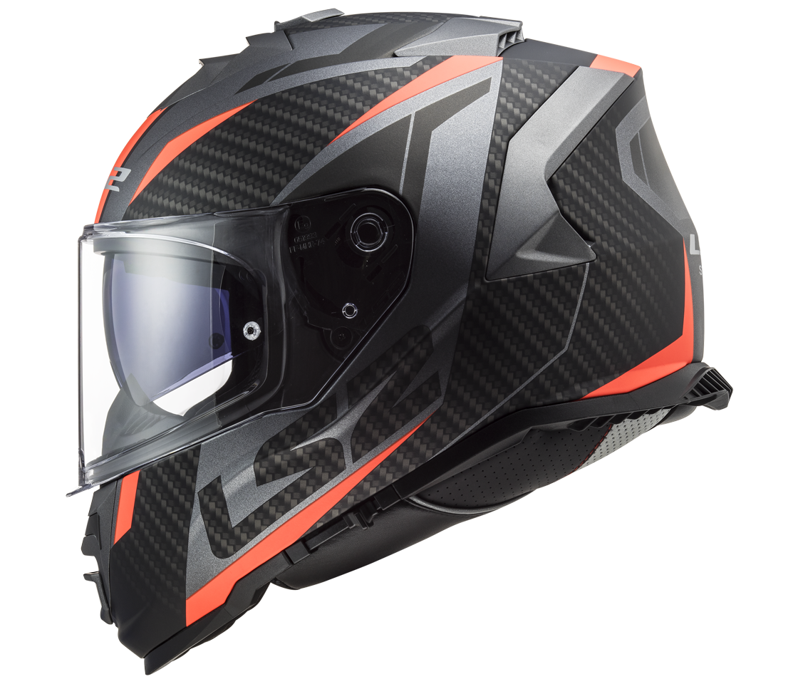 LS2 FF800 STORM II RACER M.TITANIUM ORANGE-06 XS