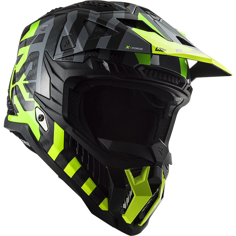 LS2 MX703 C X-FORCE BARRIER H-V YELLOW GREEN-06 M