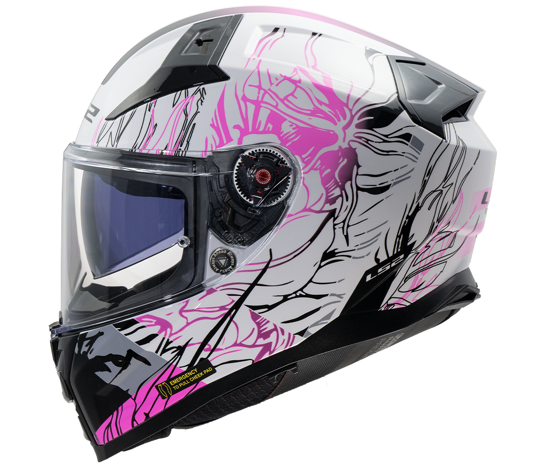 LS2 FF811 VECTOR II DARFLO GL.WHITE PINK-06 L