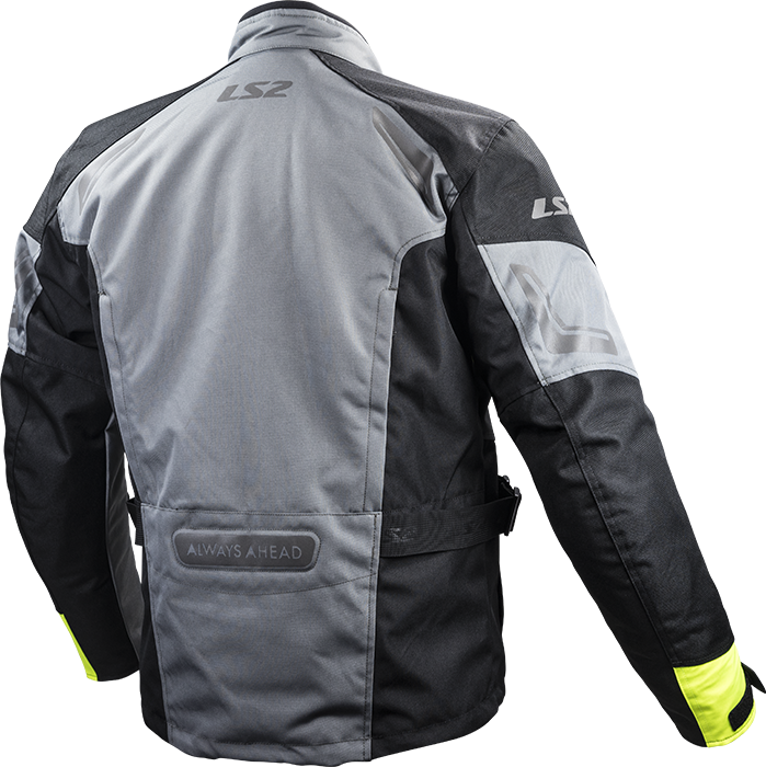 LS2 PHASE MAN JACKET GREY BLACK YELLOW 4XL