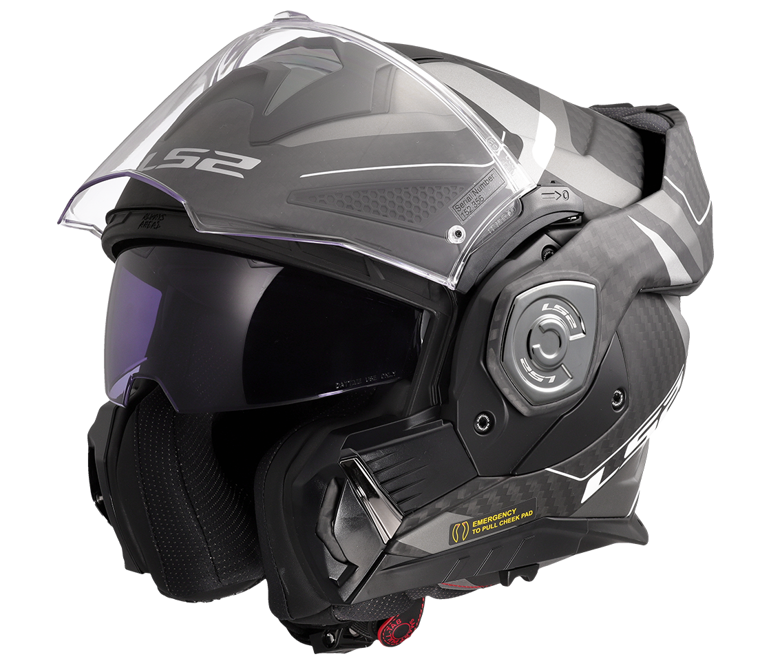 LS2 FF901 ADVANT X C HORIZON SILVER GREY-06 XXL