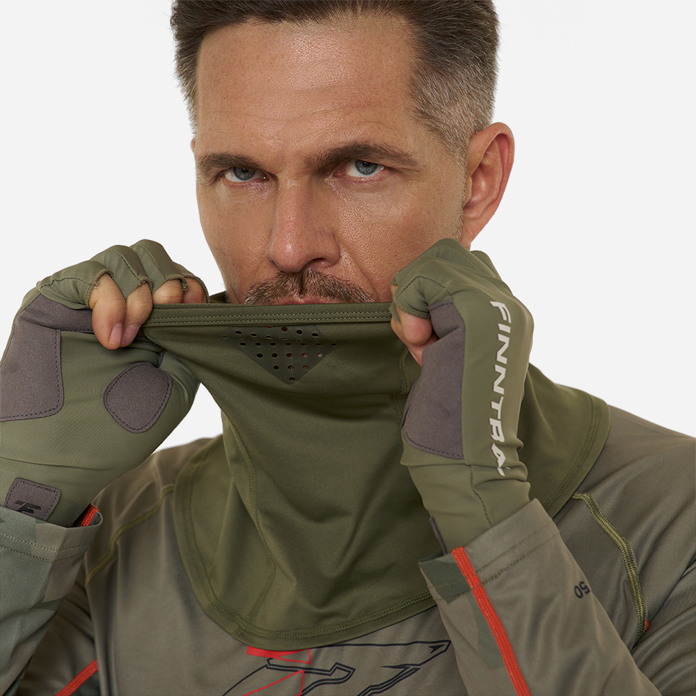Finntrail Face Mask Wave Khaki OS