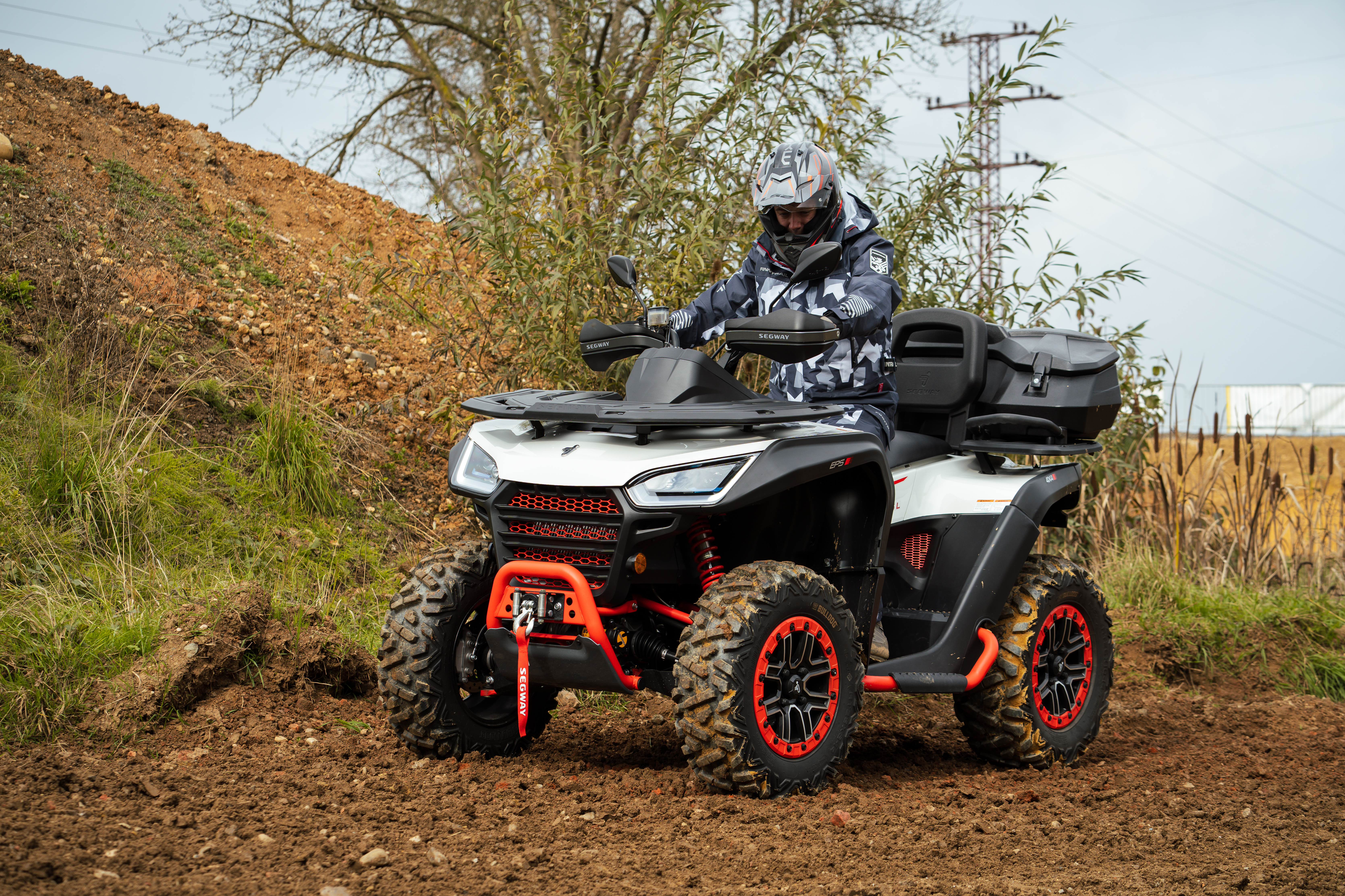 Segway Snarler AT6 L EPS Limited, T3b, Silver/Blue 