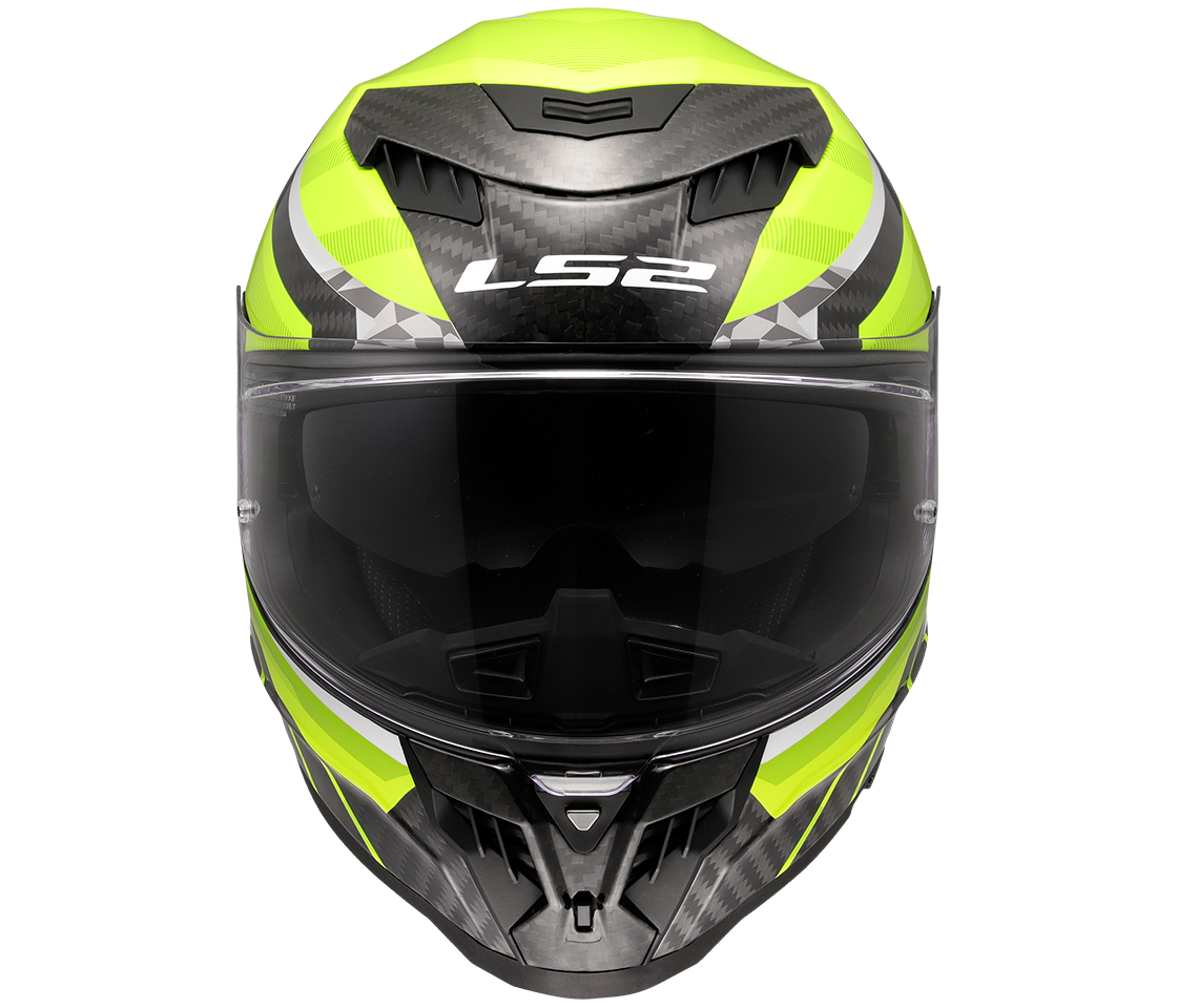 LS2 FF807 DRAGON TRAX H-VIS YELLOW M