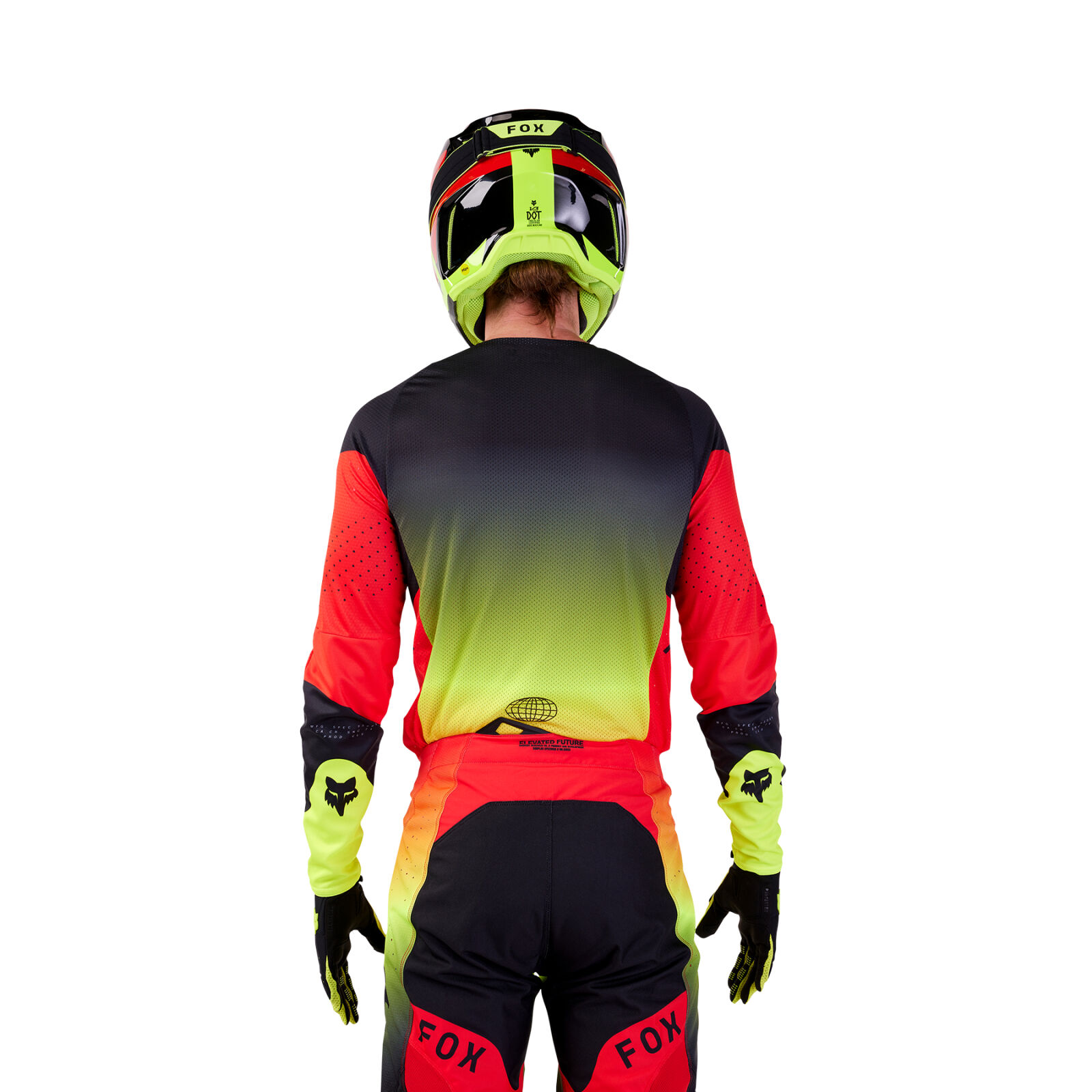 FOX 360 Revise Jersey - L, Red/Yellow MX24
