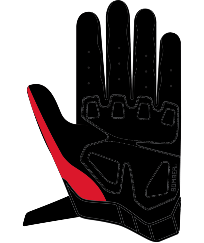 FOX Bomber Lt Glove Ce - 2X, Fluo RED MX24