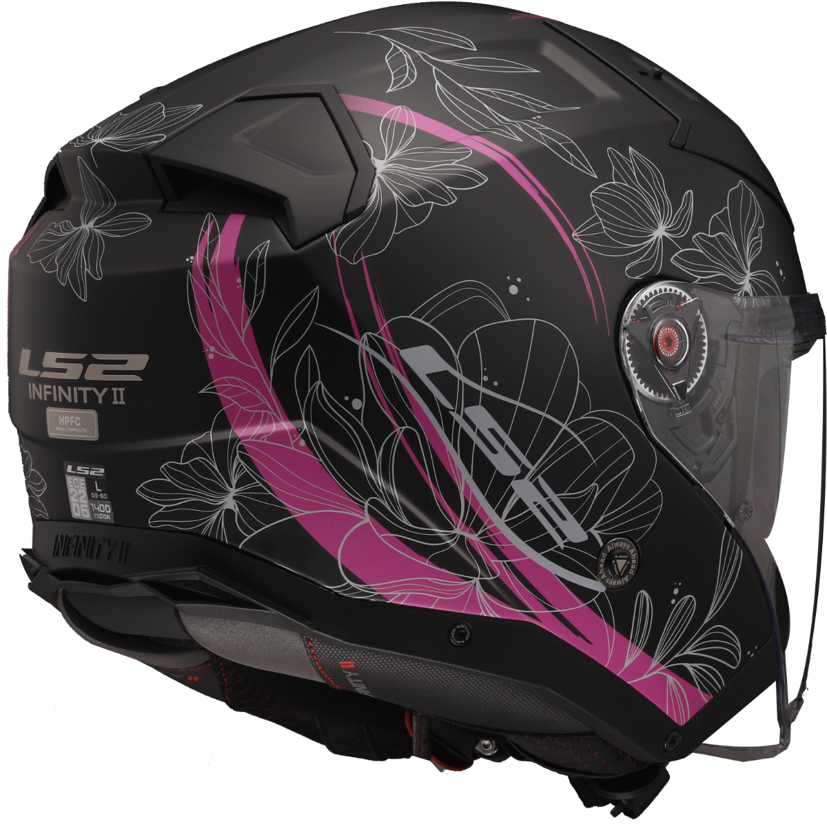 LS2 OF603 INFINITY II LOTUS MATT PINK-06 XS