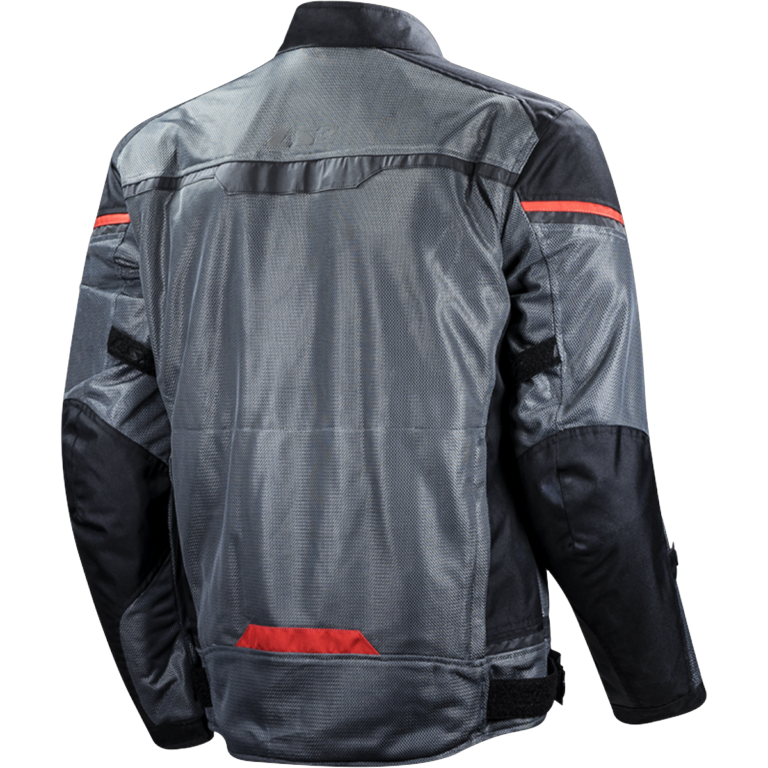 LS2 RIVA MAN JACKET BLACK DARK GREY RED XXL