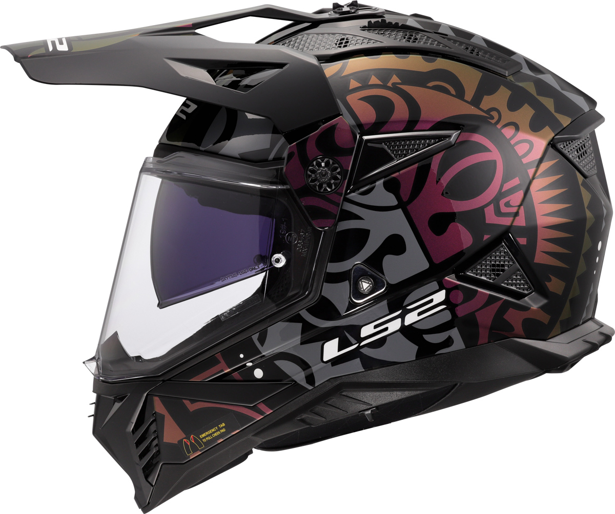 LS2 MX702 PIONEER II RANGI BLACK-06 L