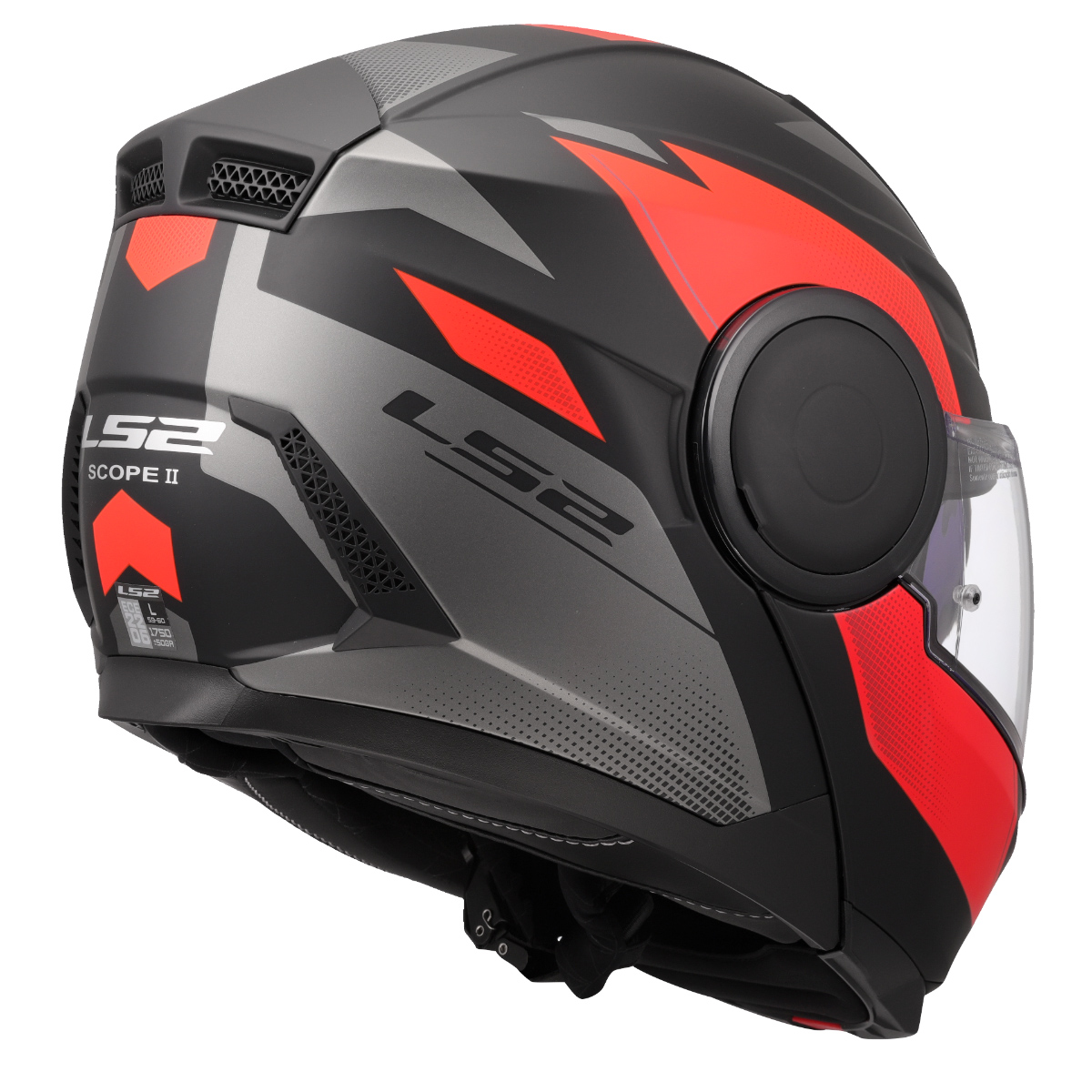LS2 FF902 SCOPE II DURIA BLACK RED-06 L