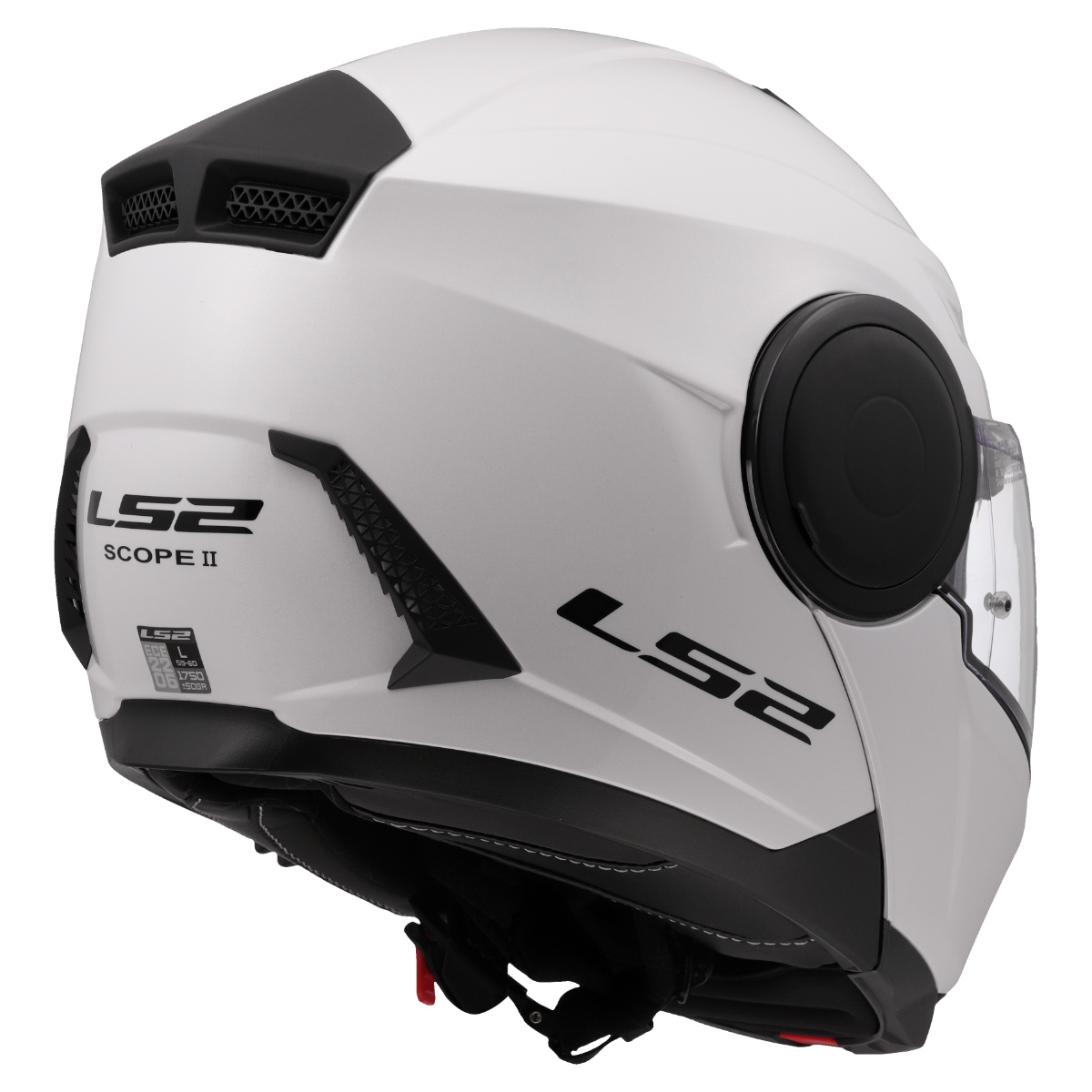 LS2 FF902 SCOPE II SOLID GLOSS WHITE-06 XXL