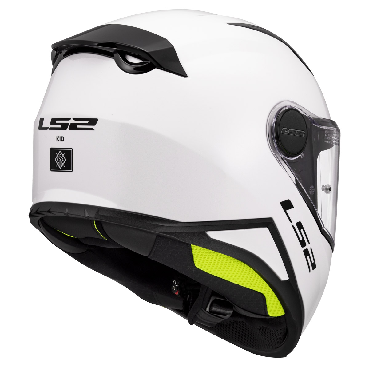 LS2 FF812 KID SOLID WHITE S