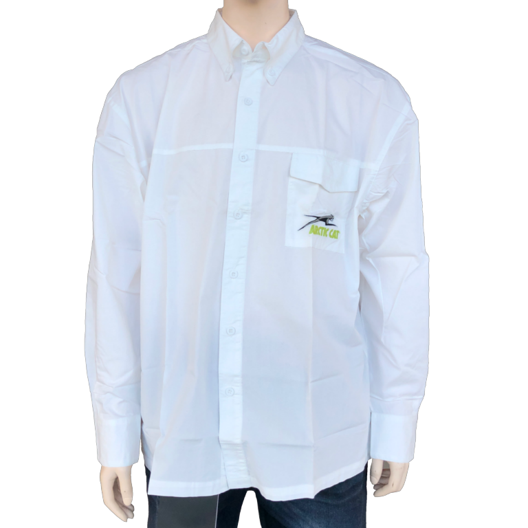 BUSINESS SHIRT, LS WHITE