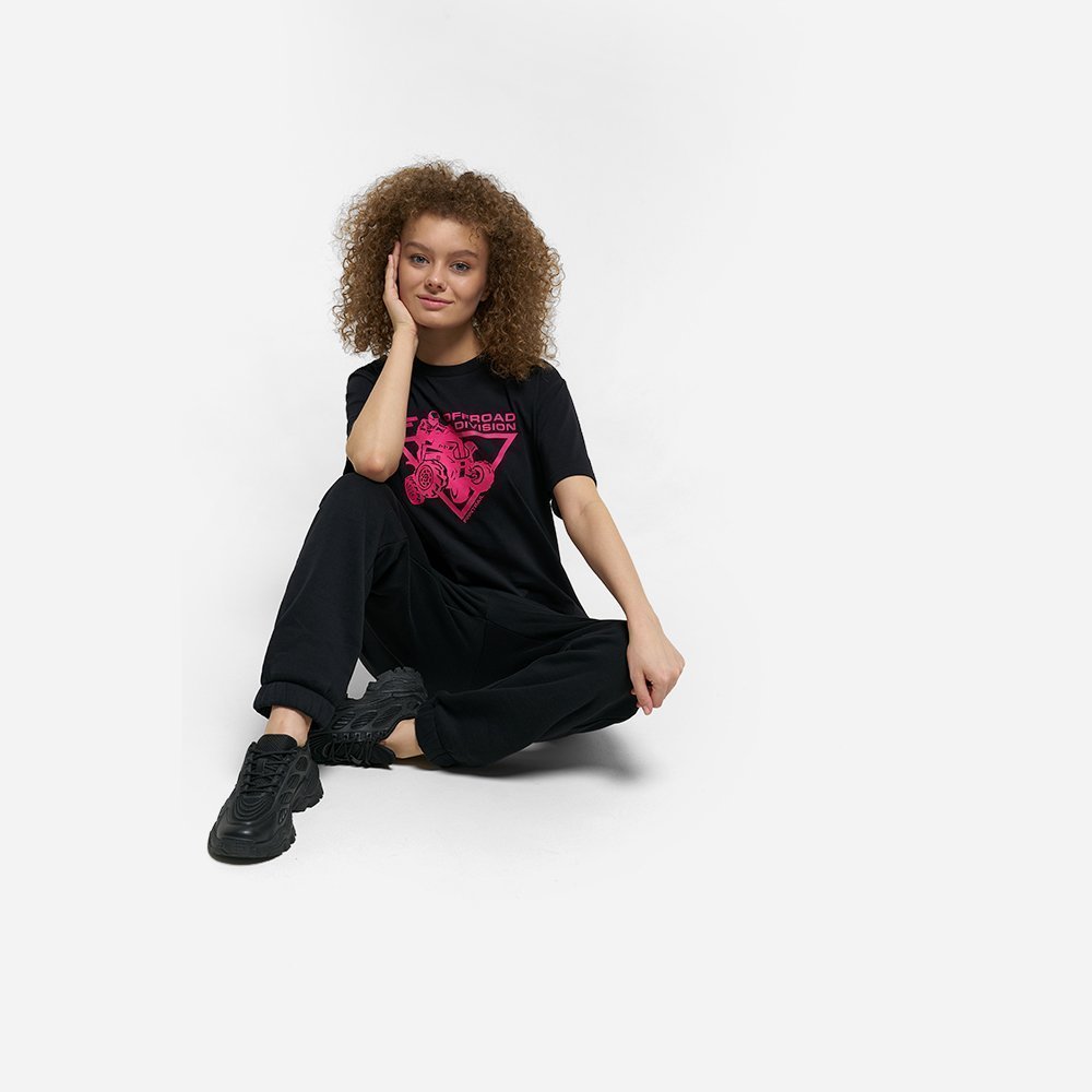Finntrail T-shirt ATV BlackPink M
