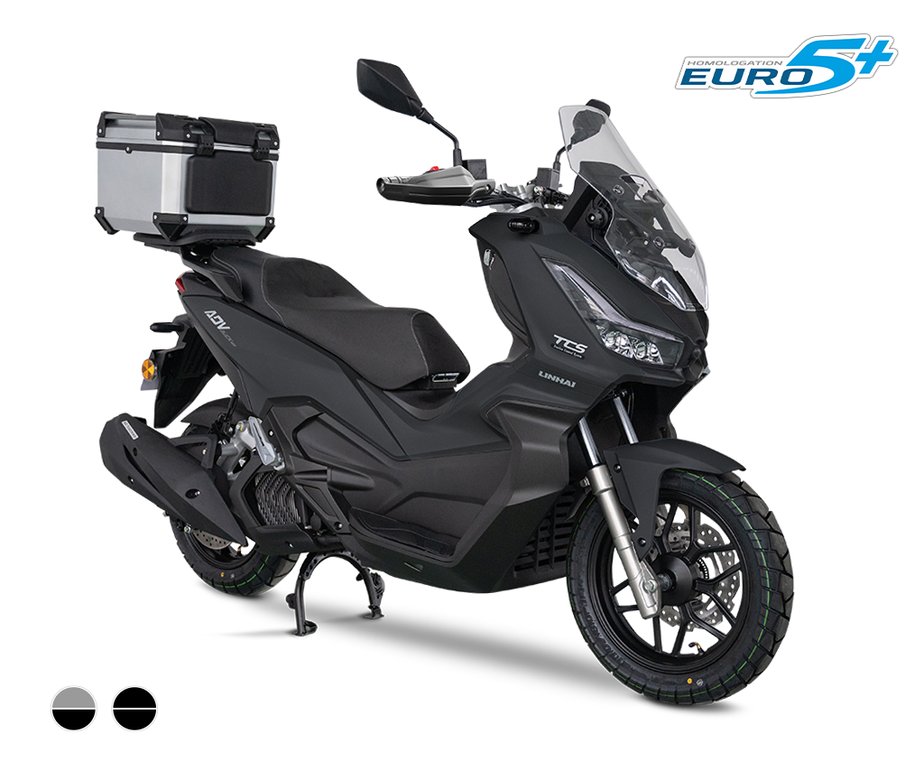 Linhai SCOOTER BUCK 125 ADV E5+, Black