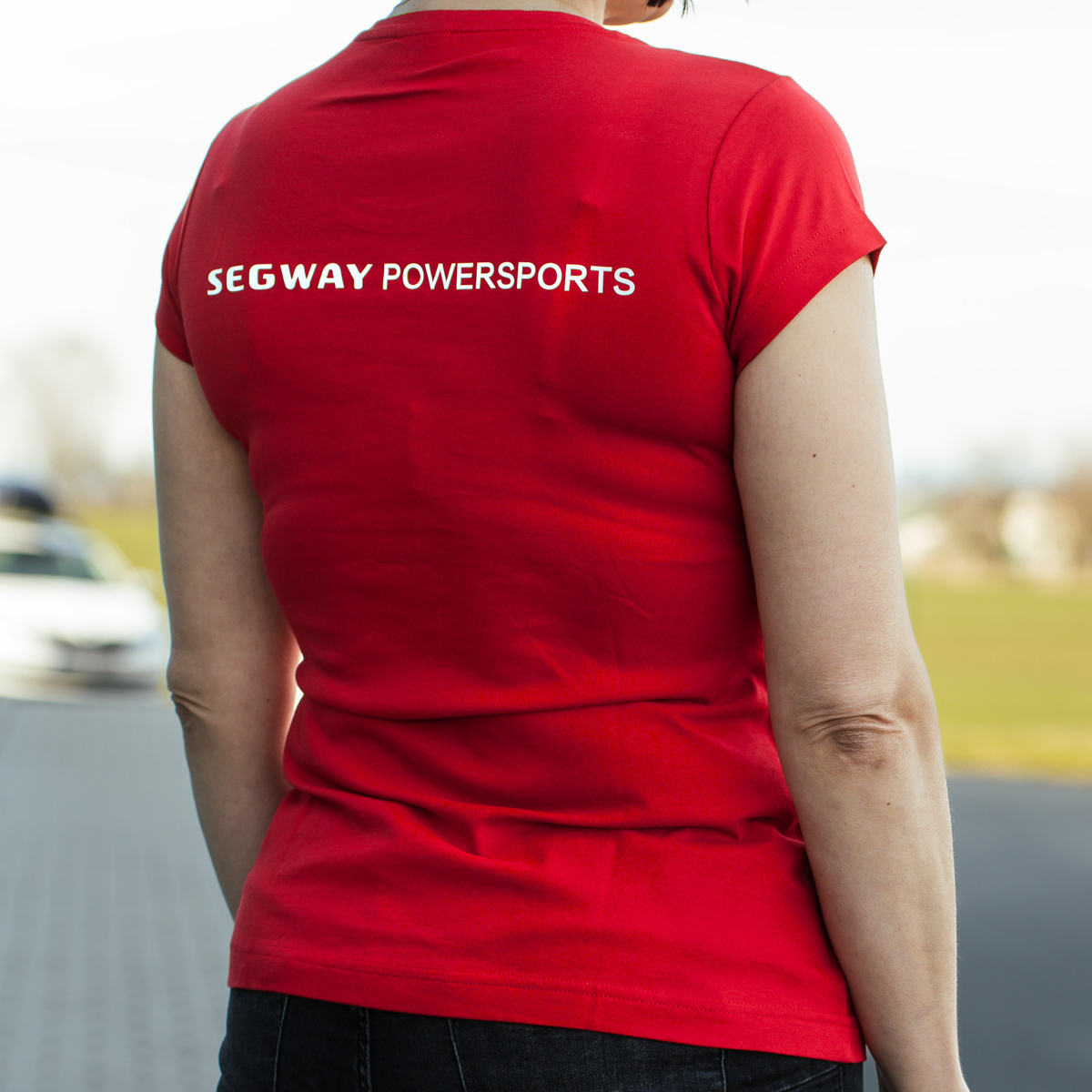 SEGWAY POWERSPORTS Red Women T-shirt M