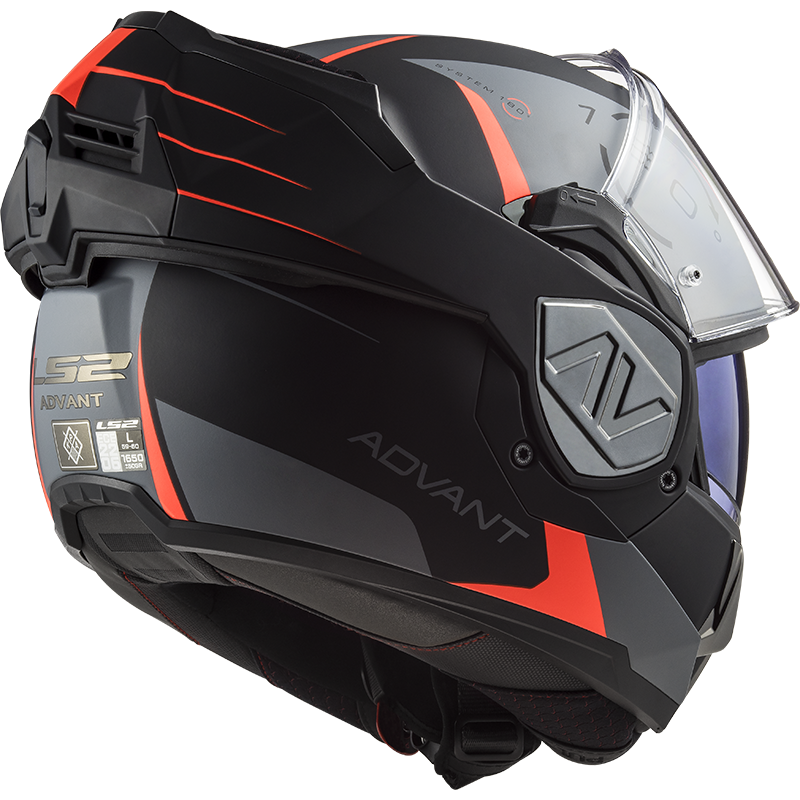 LS2 FF906 ADVANT CODEX MATT BLACK TITANIUM-06 S