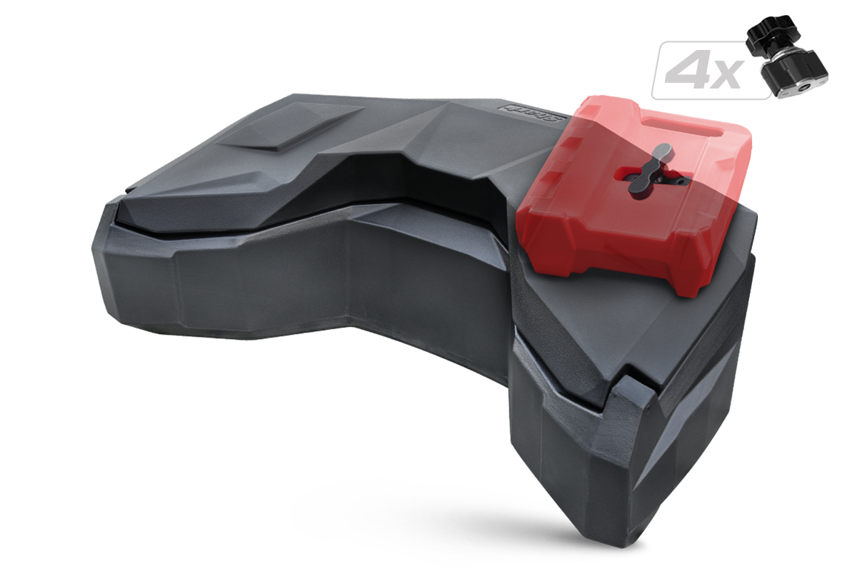 SHARK ATV plastový box AX105 na čtyřkolku SEGWAY AT10, CFMOTO X850 / X1000 (Gen.2)