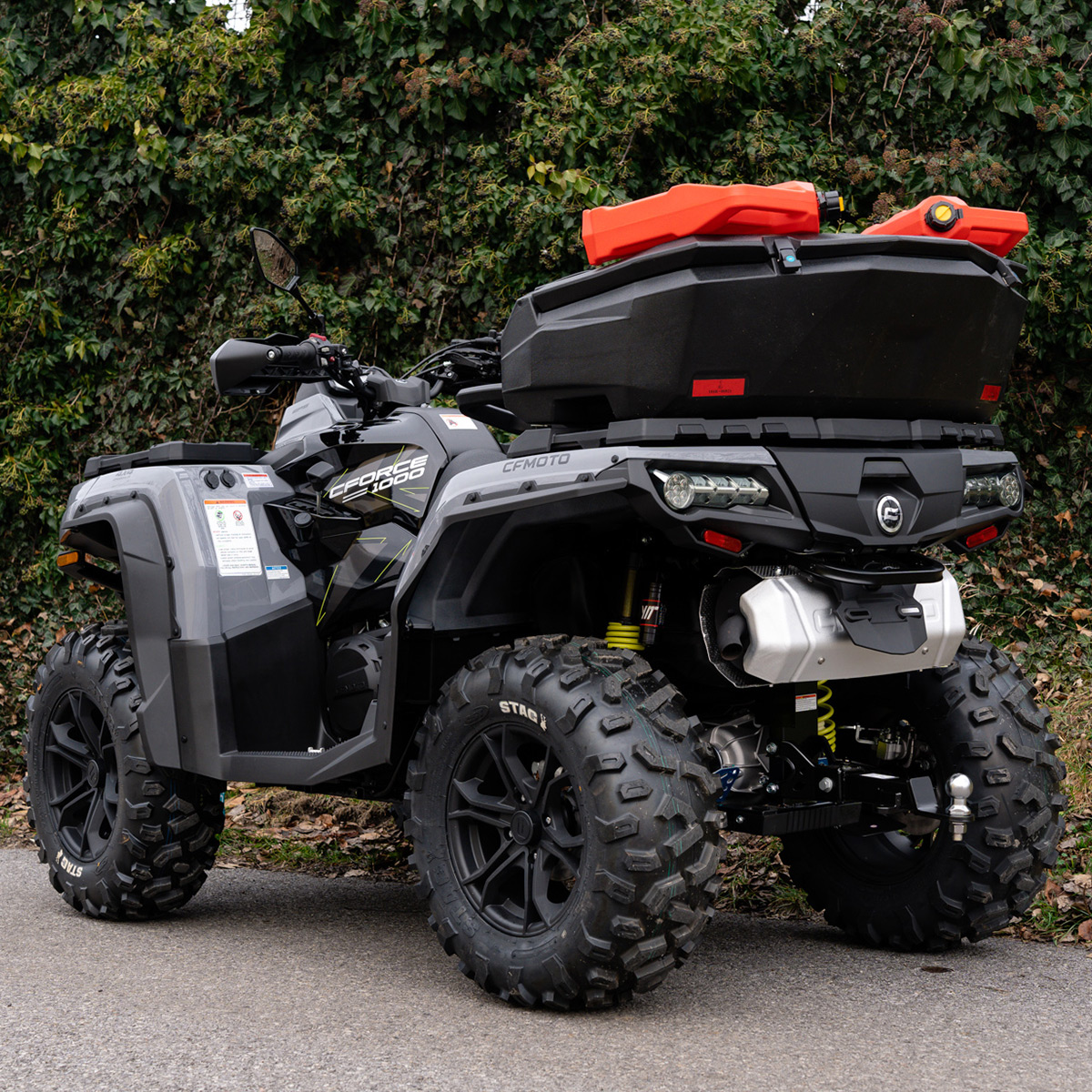 SHARK ATV plastový box AX105 na čtyřkolku SEGWAY AT10, CFMOTO X850 / X1000 (Gen.2)
