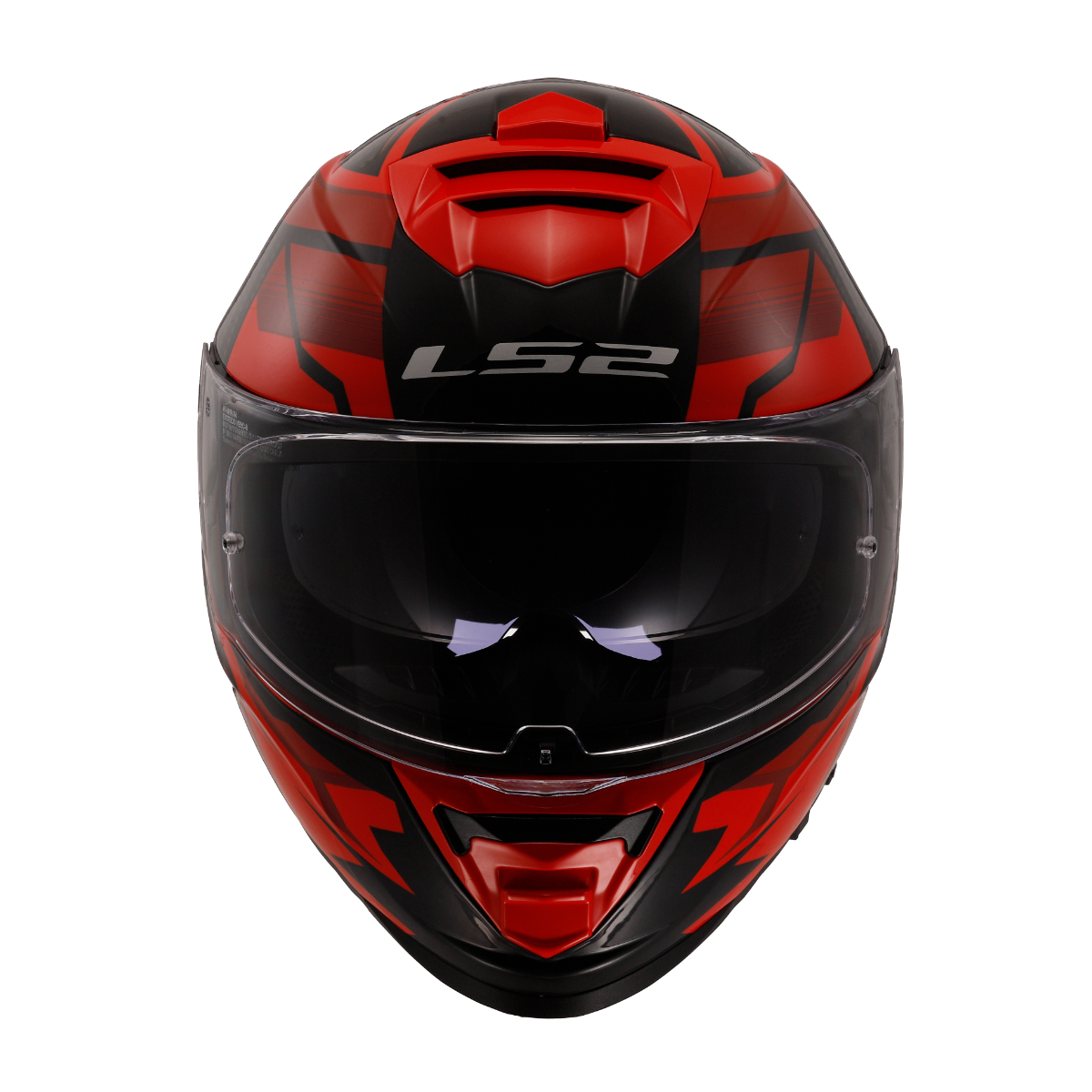 LS2 FF800 STORM II TRACKER BLACK RED-06 XL