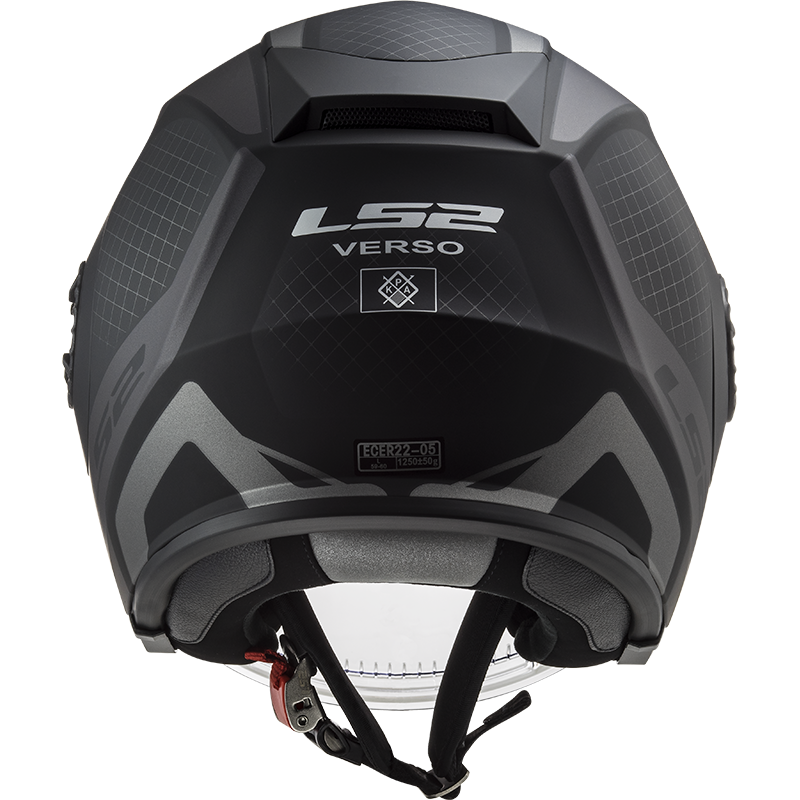 LS2 OF570 VERSO MARKER MATT BLACK TITANIUM XS